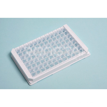 Placa ELISA de 96 pocillos de 12 pocillos * 8 Fondo desmontable esterilizado / Aminado